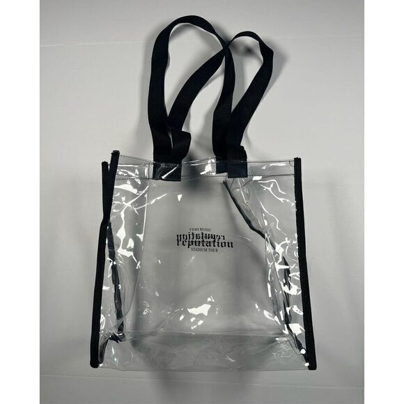 Taylor Swift Reputation Stadium Tour Clear Tote Bag Authentic Official Merch - Picture 3 of 15
